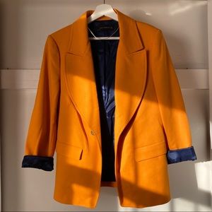 Zara: Orange Blazer
